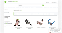 Desktop Screenshot of lunettes-tendance.fr